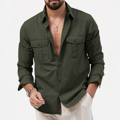 Chemise pour hommes avec poches poitrine pratiques et coupe moderne Chic und Stil