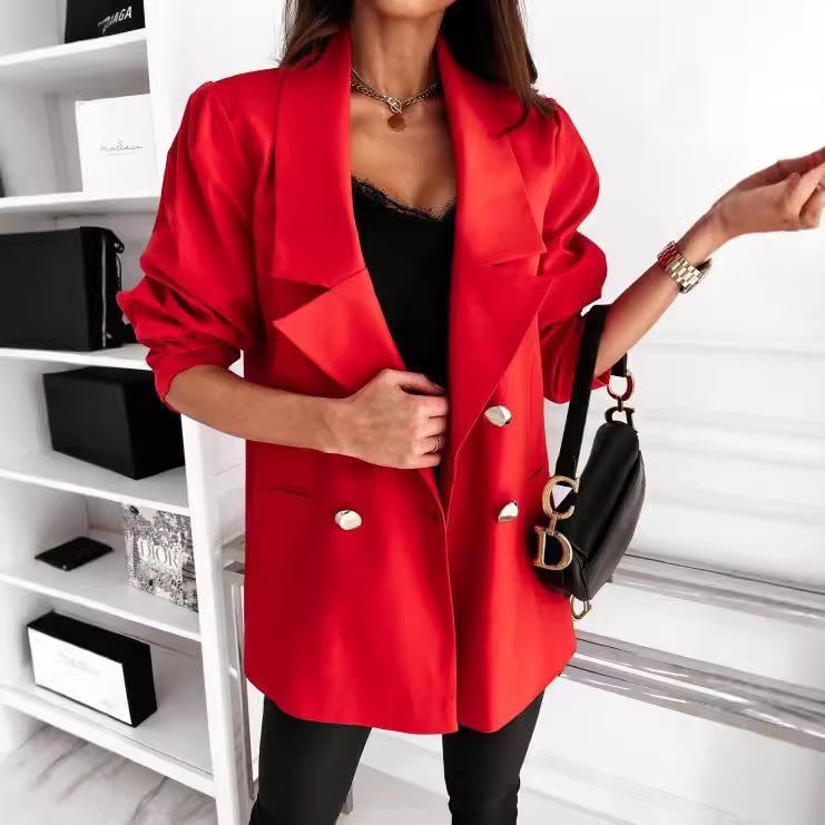 Blazer structuré à double boutonnage pour femmes Chic und Stil