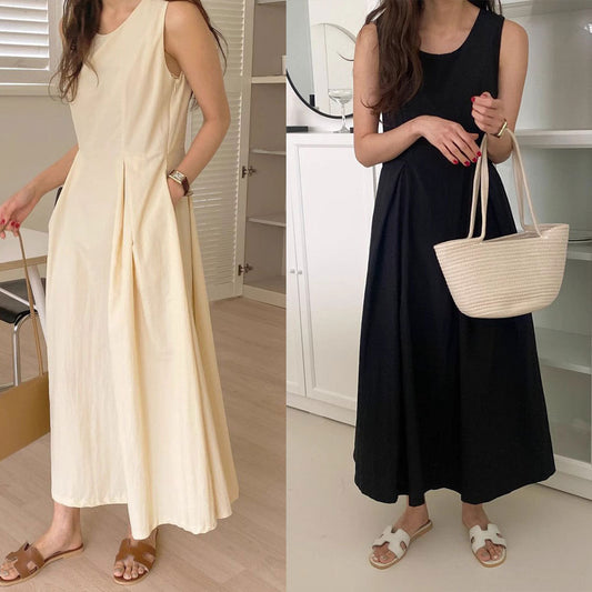 Robe maxi A-ligne classique pour femmes Chic und Stil