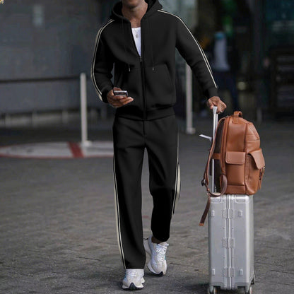 Costume de voyage sportif pour hommes avec poches fonctionnelles et matériau respirant Chic und Stil