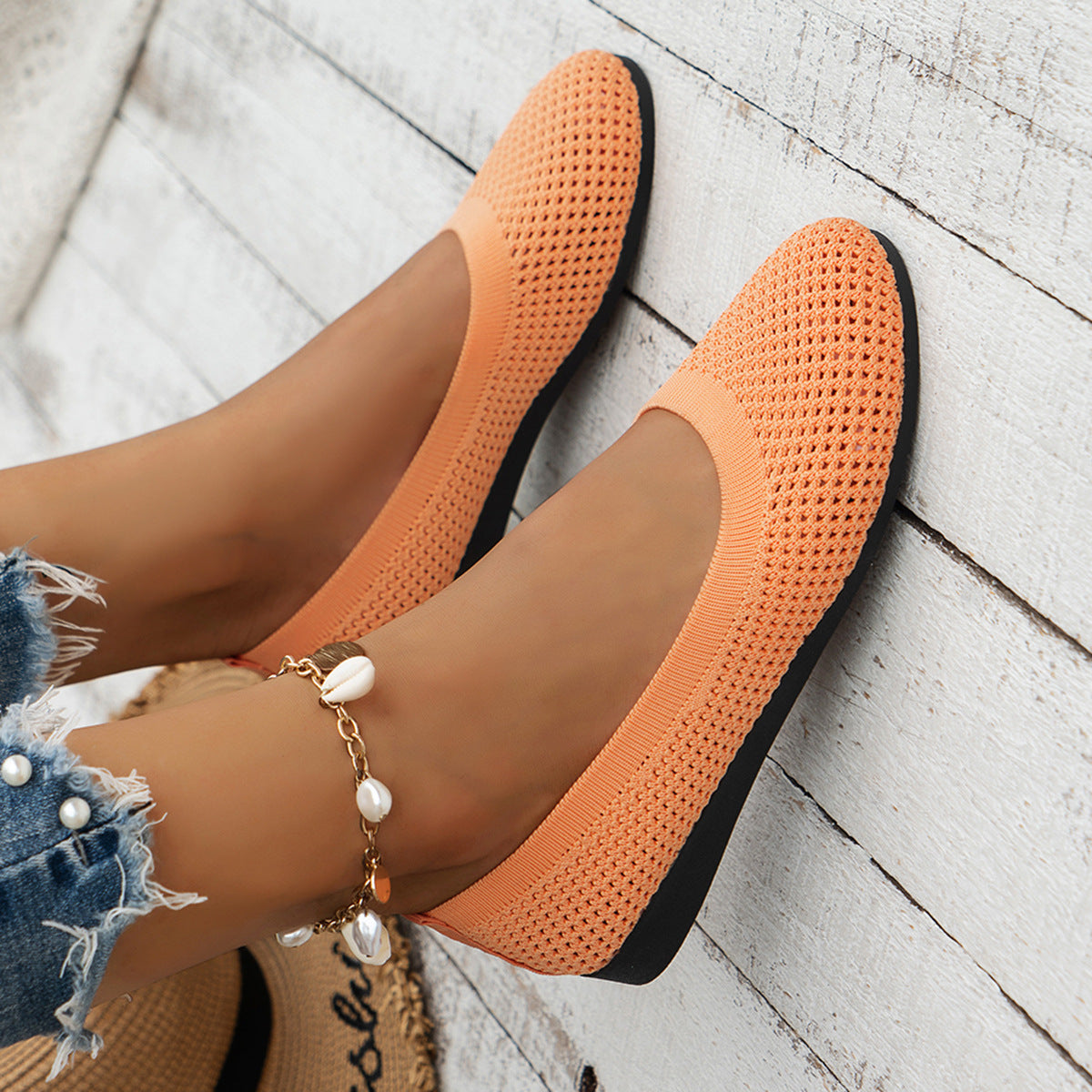 Ballerines respirantes pour dames Chic und Stil