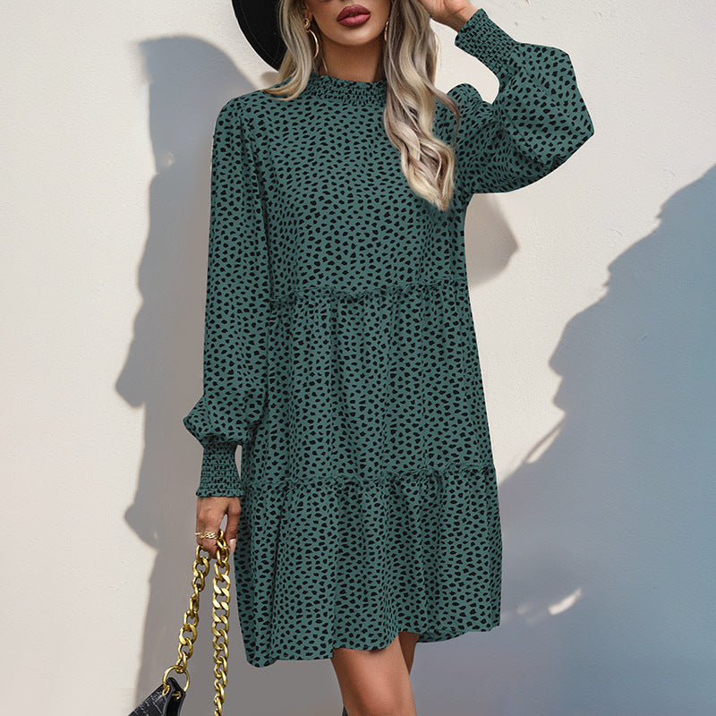 Robe mini décontractée pour dames avec volants et coupe ample Chic und Stil