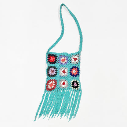 Sac bandoulière en crochet boho pour femmes Chic und Stil
