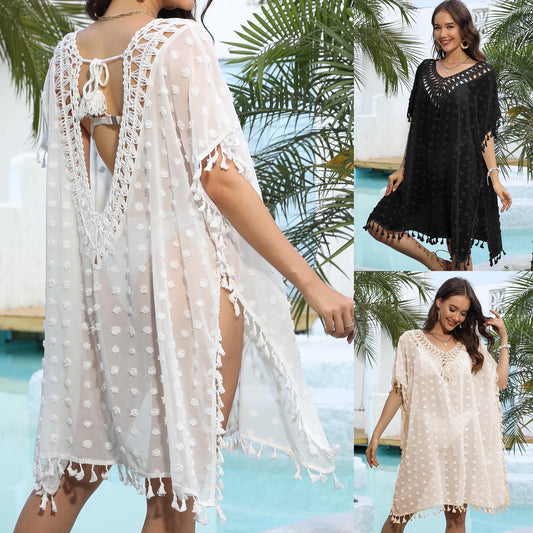 Tunique de plage transparente pour dames Chic und Stil
