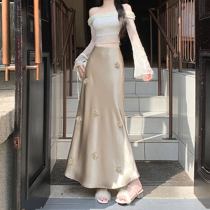 Femmes Élégant Robe Maxi Off-Shoulder Chic und Stil