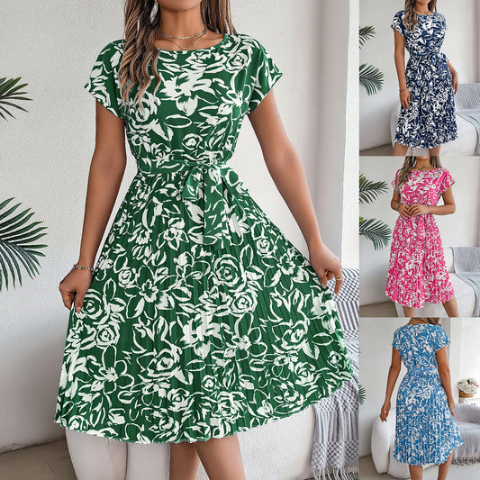 Robe A-ligne pour femmes avec détail en noeud Chic und Stil