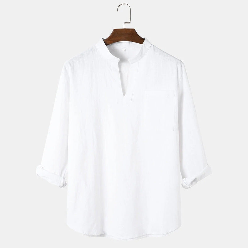 Blouse en lin décontractée pour femmes Chic und Stil