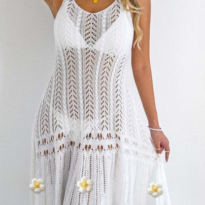 Robe de plage en crochet pour femmes Chic und Stil