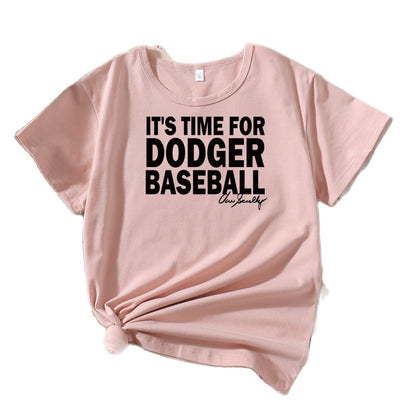 T-shirt graphique de sport décontracté pour femmes Chic und Stil