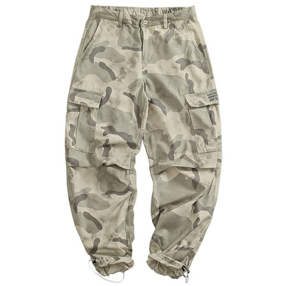 Cargo pants for women with versatile pockets and modern camouflage design Chic and Style