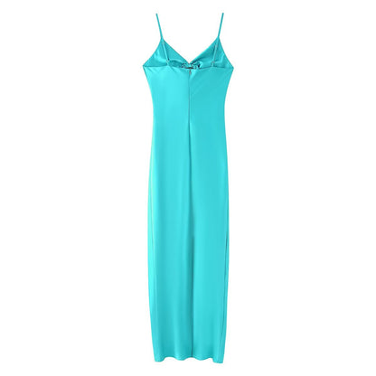 Robe maxi femme avec un haut élégant et de délicates volants Chic und Stil