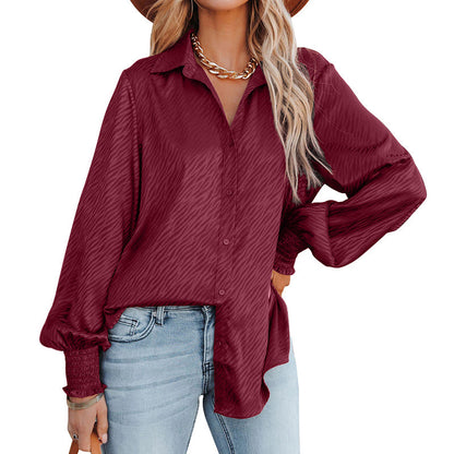 Blouse élégante pour femmes avec fronces et coupe décontractée Chic und Stil