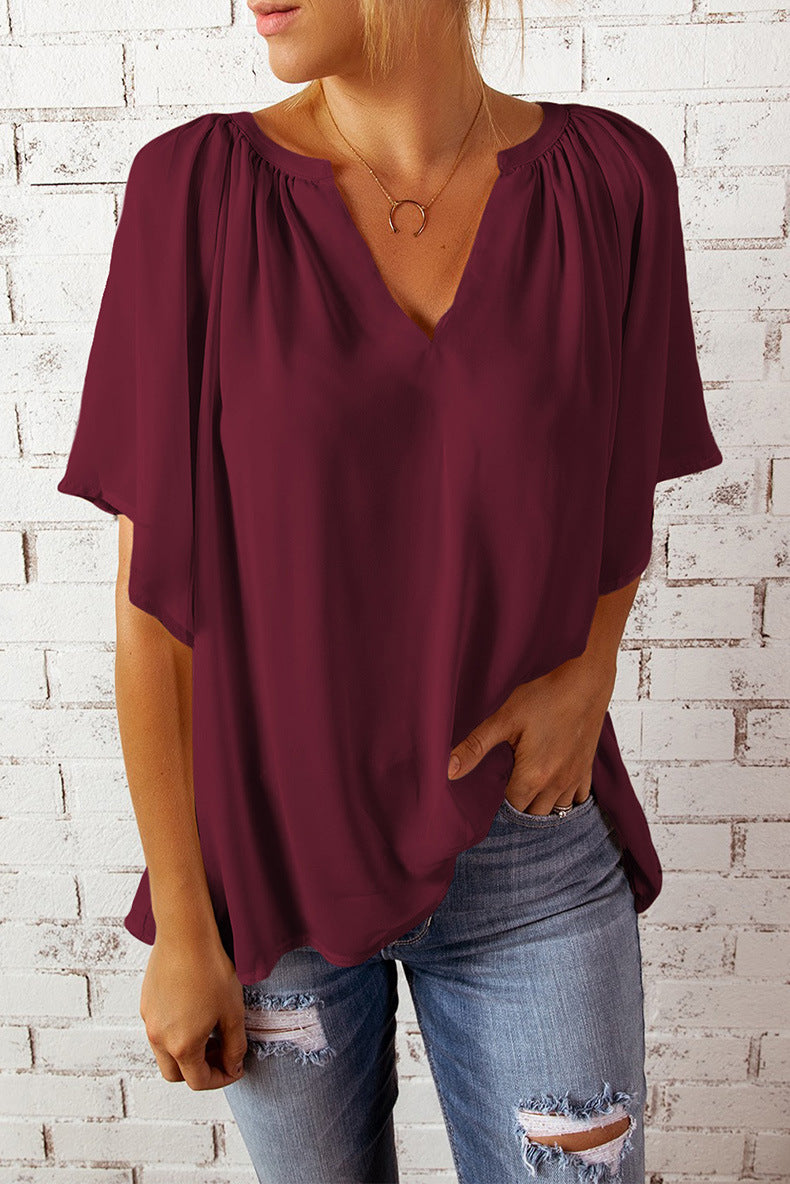 Blouse en Chiffon Élégante pour Femmes Chic und Stil