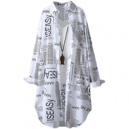 Veste kimono légère imprimée pour femmes Chic und Stil