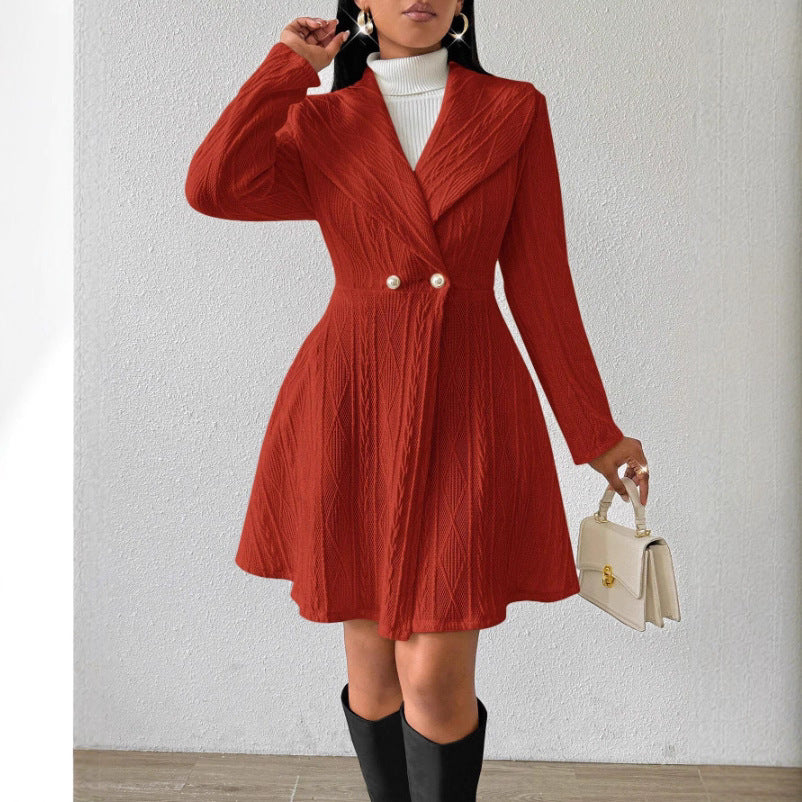 Dames Élégante et confortable cardigan taille haute Chic und Stil