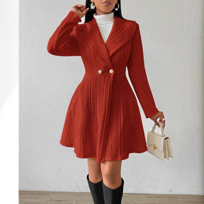 Dames Élégante et confortable cardigan taille haute Chic und Stil