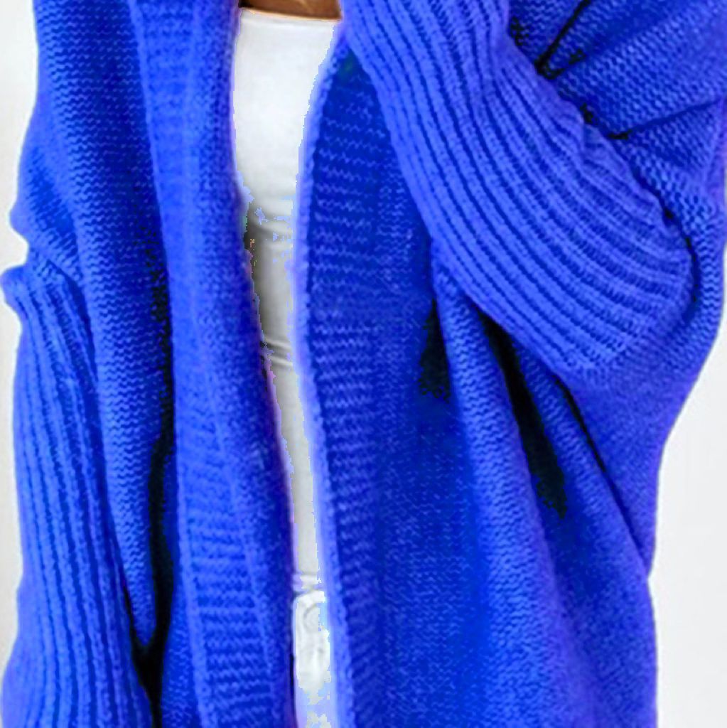 Dames Pull en tricot décontracté avec devant ouvert et fine texture Chic und Stil