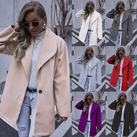 Dames Élégante Veste Oversize Chic und Stil