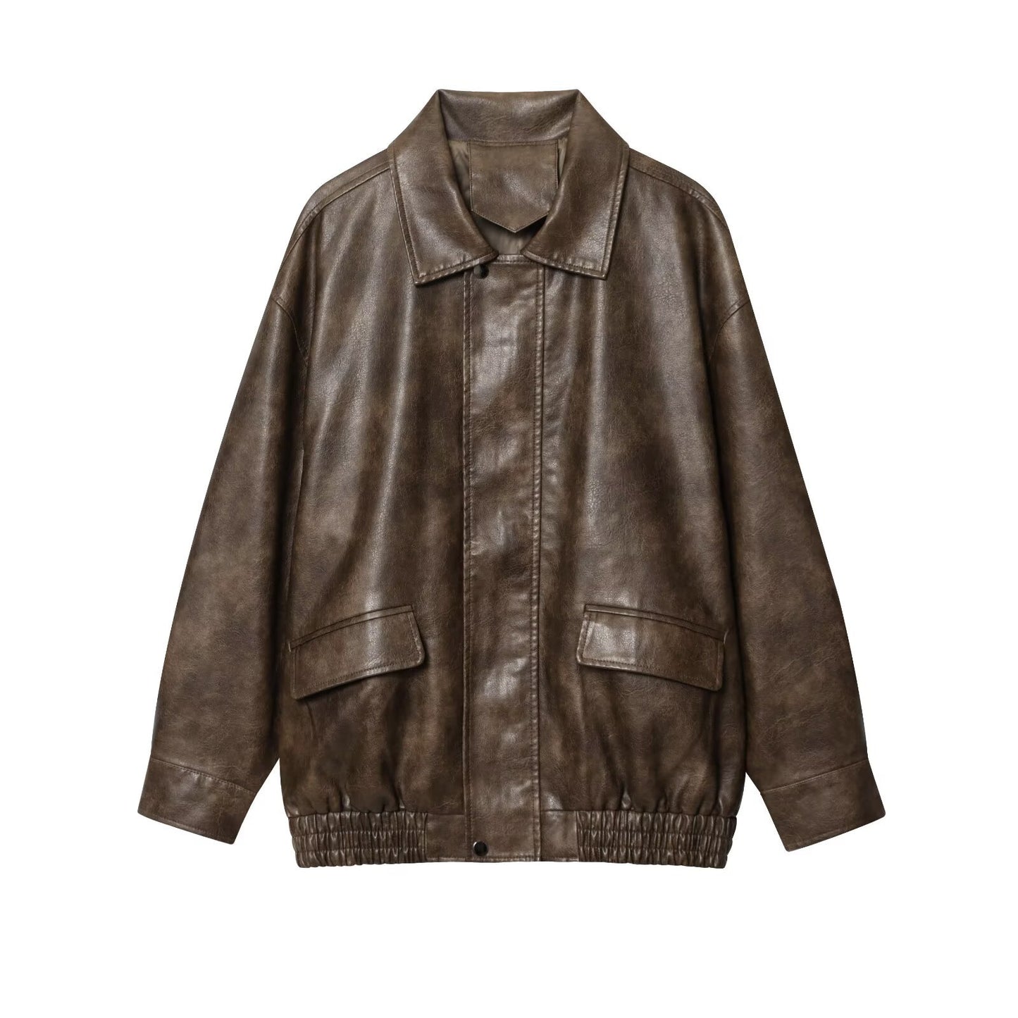 Dames élégante veste en similicuir Chic und Stil