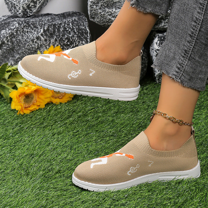 Baskets Slip-On respirantes pour femmes avec dessus élastique Chic und Stil