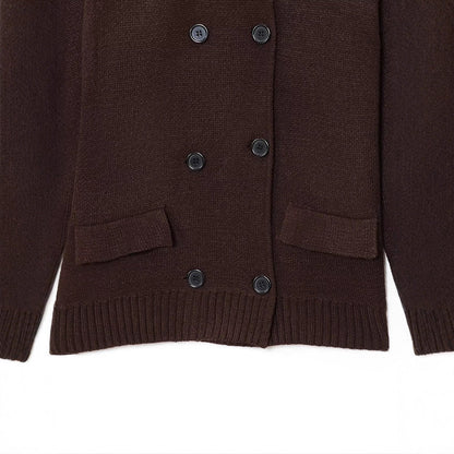 Dames cardigan chaud avec double rangée de boutons Chic und Stil