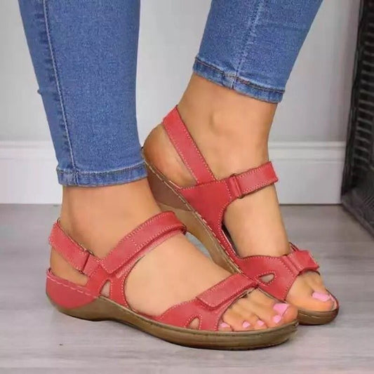 Sandales de confort décontractées réglables pour femmes Chic und Stil
