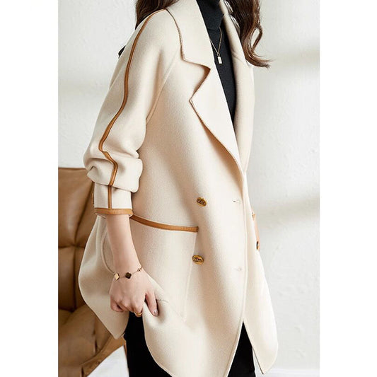 Manteau élégant pour femme à double boutonnage Chic und Stil