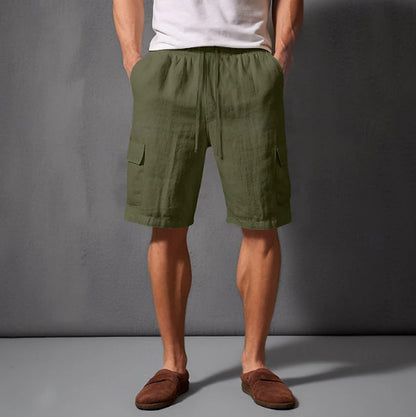 Shorts cargo multifonctionnels pour hommes avec poches latérales confortables et taille élastique Chic und Stil