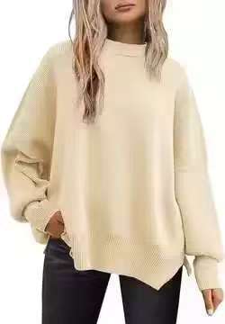 Dames pull en tricot décontracté Chic und Stil