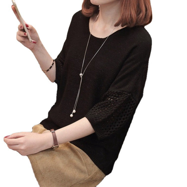 Pull en tricot pour femmes avec motifs ajourés décoratifs et coupe décontractée Chic und Stil