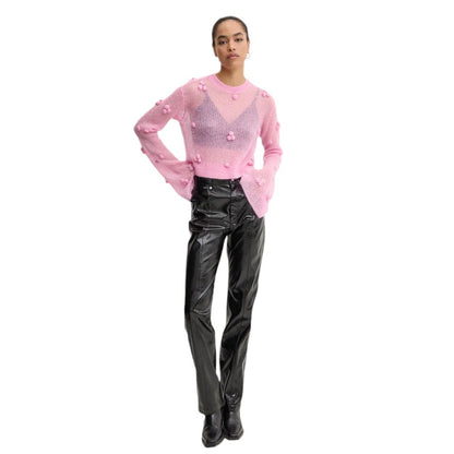 Pull mode pour femmes avec design structuré et manches bouffantes Chic und Stil