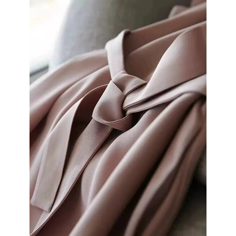 Robe A-Line Élégante pour Femme avec Ceinture Chic und Stil