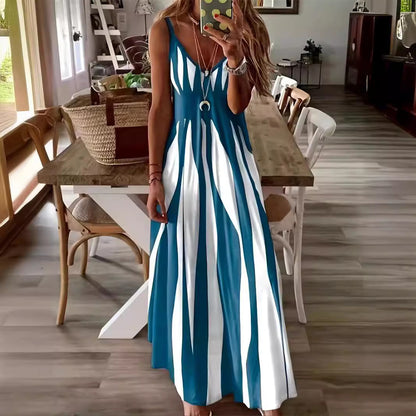 Robe Maxi Femme Longue avec une coupe sans bretelles résistante et toute la longueur Chic und Stil