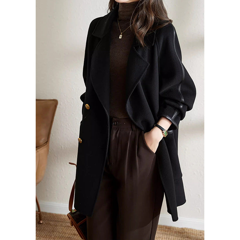 Manteau élégant pour femme à double boutonnage Chic und Stil