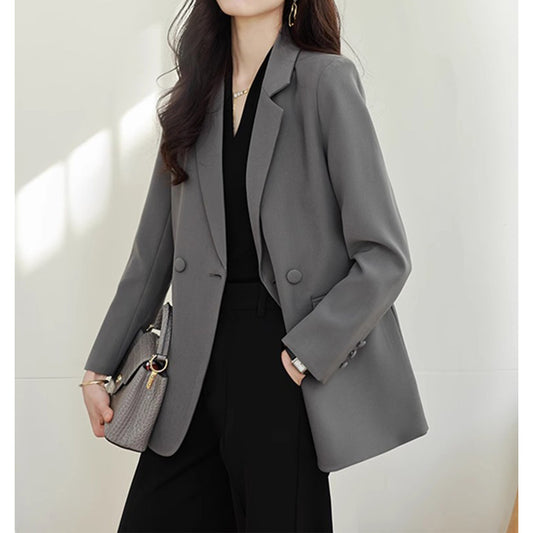 Blazer double boutonnage ajusté pour femmes Chic und Stil