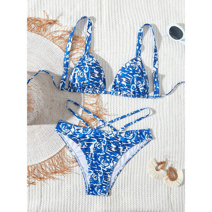 Dames Ensemble de bikini triangle ajustable élégant Chic und Stil