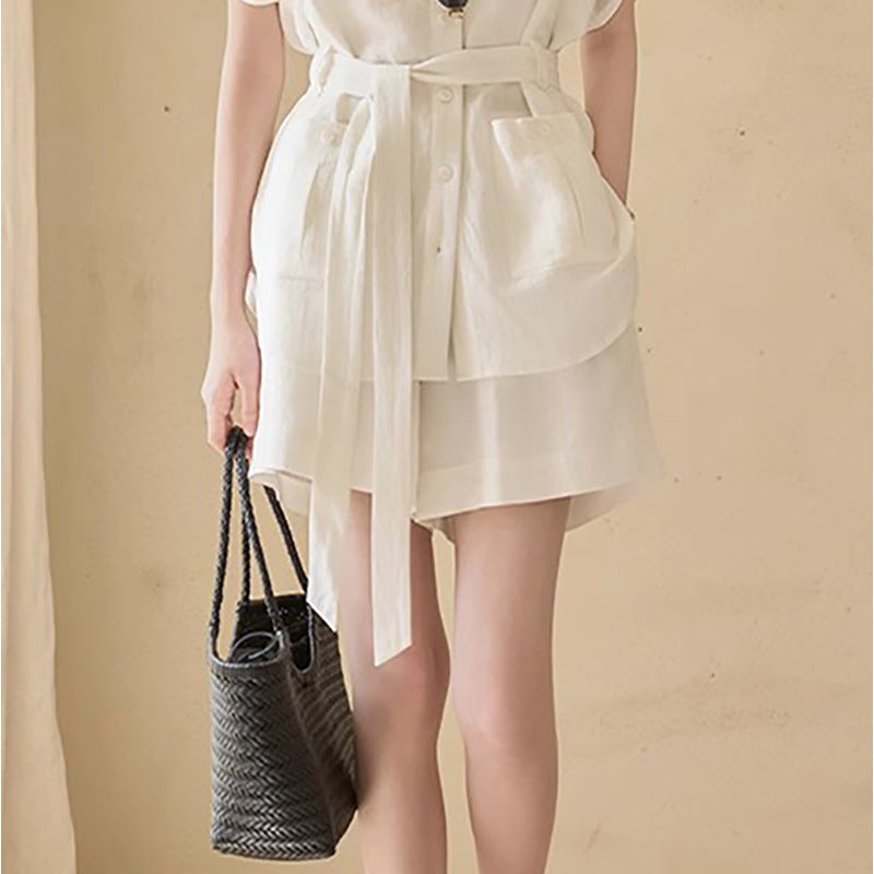 Set Jupe Mini Utility Ajustée pour Femme Chic und Stil