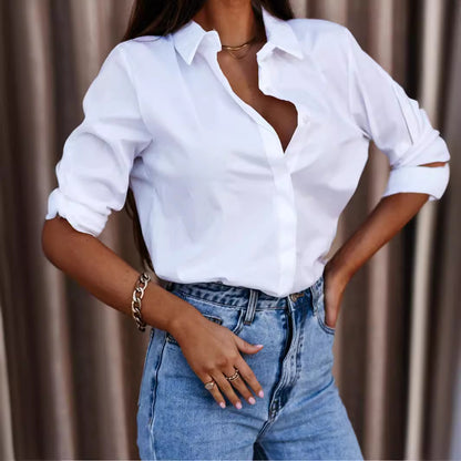 Chemisier à boutons décontracté pour femmes Chic und Stil