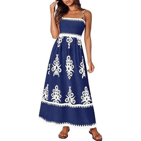 Robe maxi pour dames avec broderie artisanale élaborée Chic und Stil