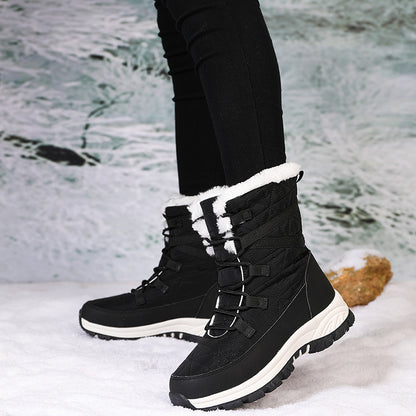 Bottes d'hiver pour femmes avec doublure isolée et semelle antidérapante Chic und Stil