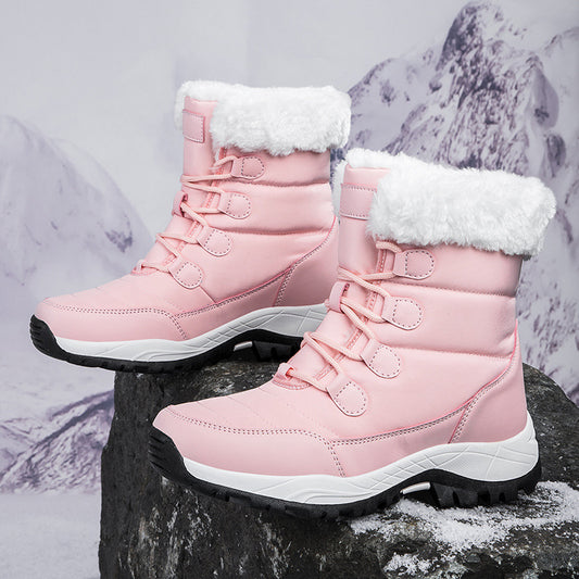 Bottes d'hiver pour dames avec semelle antidérapante et doublure intérieure chauffante Chic und Stil