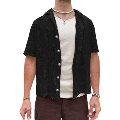 Chemise en tricot à manches courtes pour hommes Chic und Stil