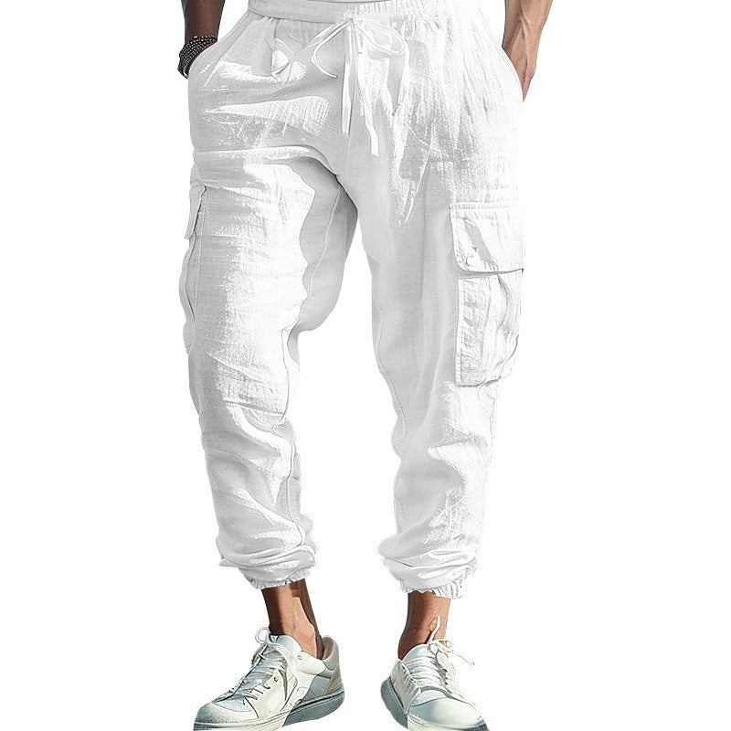 Men's cargo pants with elastic waistband and practical side pockets Chic and Style 1759578019