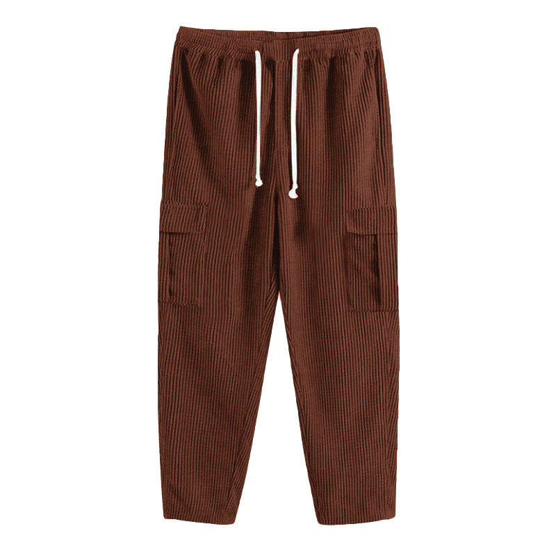 Men's comfortable cargo pants with adjustable waistband and side pockets Chic and Style