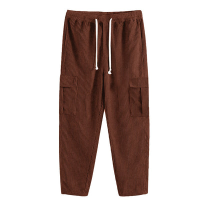 Men's comfortable cargo pants with adjustable waistband and side pockets Chic and Style