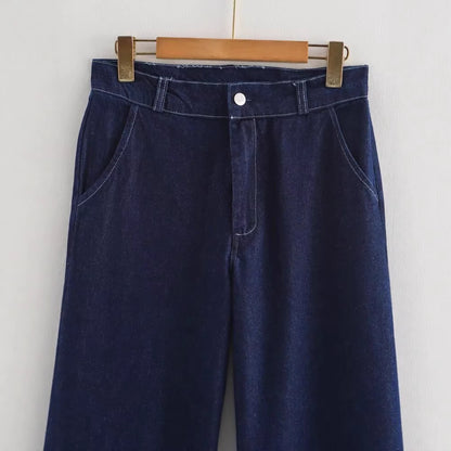 Dames Jean à taille haute Chic und Stil