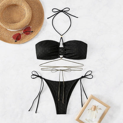 Dames Ensemble de bikini bustier stylé Chic und Stil