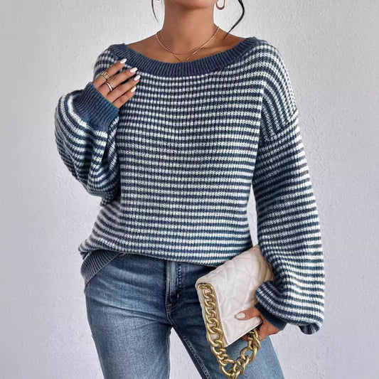 Dames Oversized Tricot Pull Chic und Stil