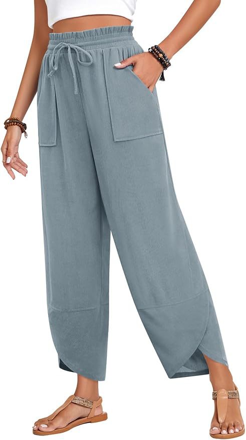 Elegant and lightweight palazzo pants for women with a wide fit Chic und Stil