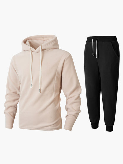Chic and Stylish Women's Cozy Fleece Hoodie and Jogging Pants Set